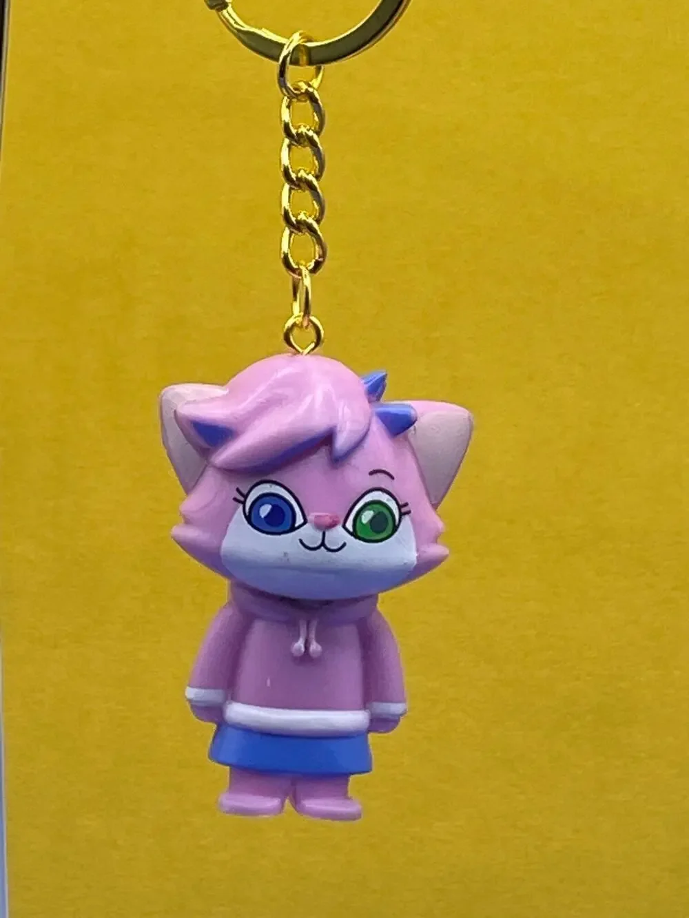 Ryan’s World Alpha Lexa Cat Pink Kitty Cat 2” Action Figure KEYCHAIN